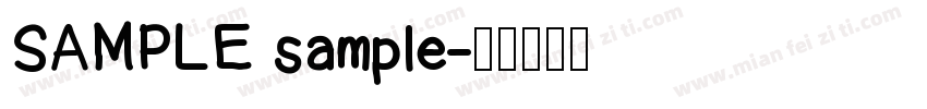 SAMPLE sample字体转换